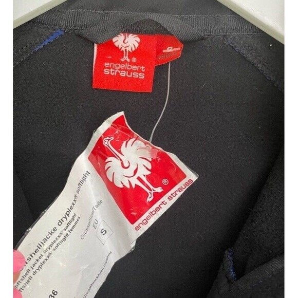 Engelbert Strauss Jacket Softshell Dryplexx Softlight Work Wear Blue Small NEW - Picture 7 of 13